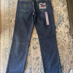 Vintage 90s Cruel Girl Blue Slim Fit Reg Leg Denim Jeans Womens Size 7 VTG Rare